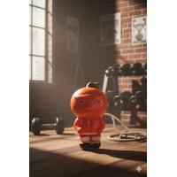 Іграшка антистрес сквіш Удін дін дін дун Апельсин Udin din din dun Italian Brainrot Італійський брейнрот іграшка для дітей 10 см