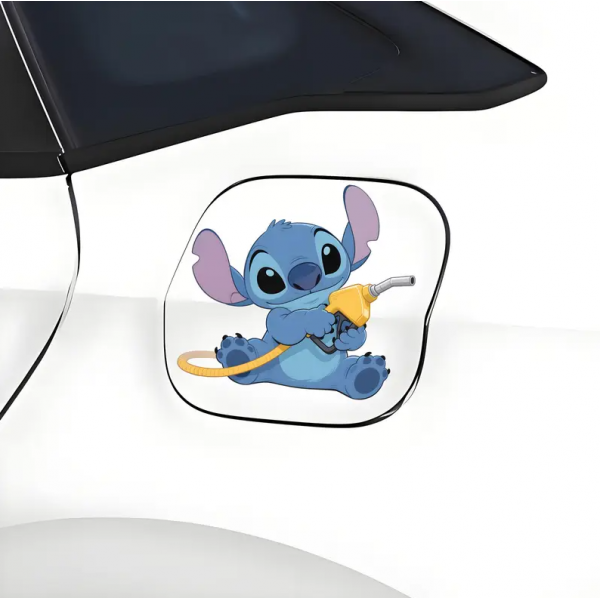 Автомобильная наклейка 3D Лило и Стич Lilo and Stitch 10X10см