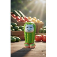 Игрушка антистресс сквиш Иль Как То Гиппопотам бегемот-кактус Italian Brainrot Итальянский брейнрот игрушка для детей 10 см