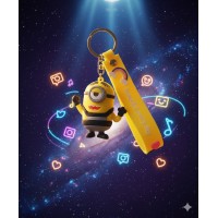 Брелок Миньон Гадкий Я Minion Стюарт Stuart фигурка игрушка для ключей, рюкзака, сумки 6 см