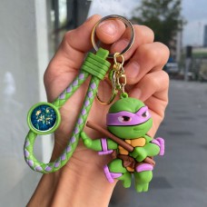 Черепашки ніндзя брелок Донателло брелоки на рюкзак, ключі Ninja Turtles Donatello 5,9 см