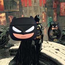 Чехол для наушников Бэтмен футляр для наушников защитный силикон