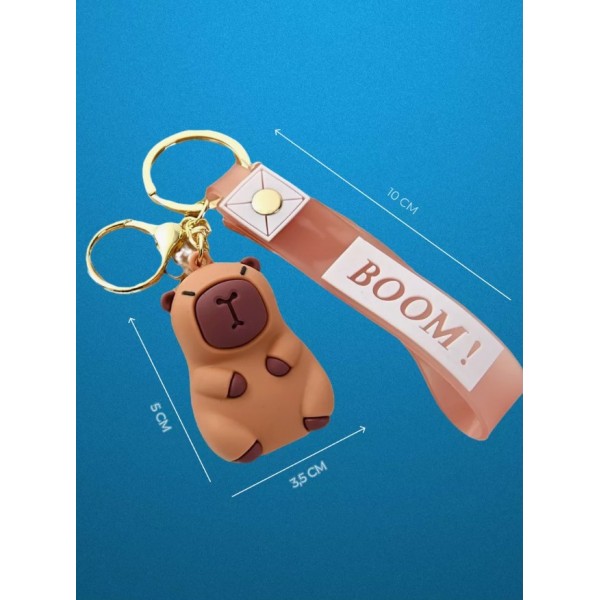 Брелок Капібара capybara на ключі, на сумку фігурка іграшка антистрес підвіска 5 см
