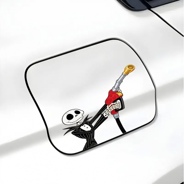 Автомобільна наклейка 3D Кошмар перед Різдвом Джек Скеллінгтон Jack Skellington 10X10см