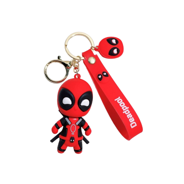 Дедпул брелок Deadpool черный Марвел супергерой 7 см