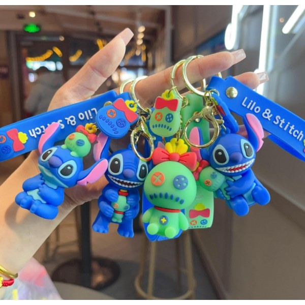 Брелок Лило и Стич Чуча Stitch Scrump фигурка игрушка для ключей, рюкзака, сумки 7 см