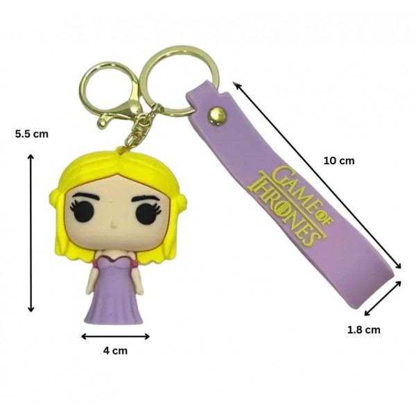 Брелок Игра престолов Дейнерис Game of Thrones Daenerys Targaryen Мать Дракона детский брелок на рюкзак, ключи 5,5 см