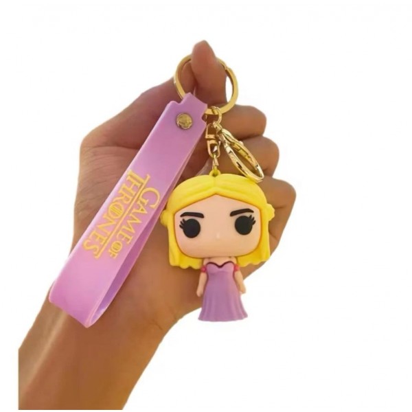 Брелок Игра престолов Дейнерис Game of Thrones Daenerys Targaryen Мать Дракона детский брелок на рюкзак, ключи 5,5 см