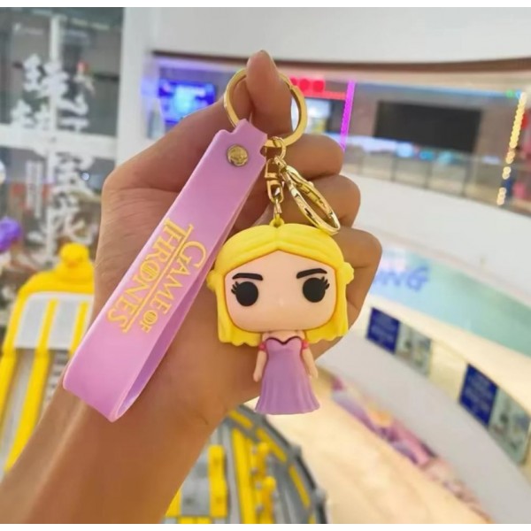 Брелок Игра престолов Дейнерис Game of Thrones Daenerys Targaryen Мать Дракона детский брелок на рюкзак, ключи 5,5 см