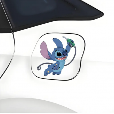 Автомобільна наклейка 3D Ліло та Стіч Lilo and Stitch 10X10см