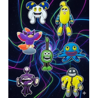 Джибітси Співаючі монстри My Singing Monsters Jibbitz 7 шт аксесуари крокс прикраса