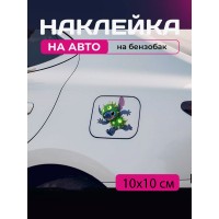 Автомобільна наклейка 3D Ліло та Стіч Lilo and Stitch 10X10см