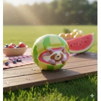Игрушка антистресс сквиш Енот Арбуз Итальянские Животные Italian Brainrot Итальянский брейнрот игрушка для детей 10 см