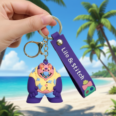Стіч брелок доктор Джамба Джукіба Jumba Jookiba Ліло та Стіч Lilo Stitch для дітей на ключі, на сумку 6 см