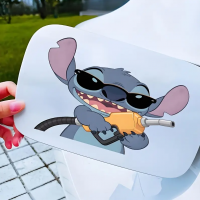 Автомобильная наклейка 3D Лило и Стич Lilo and Stitch 10X10см