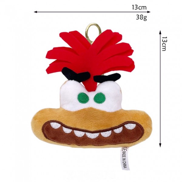 Брелок Думками навиворіт плюшевий Inside Out Тривожність інсайд брелок на ключі, на сумку 13 см