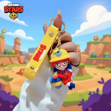 Бравл Старс брелок Джессі Jessie Brawl Stars брелоки брелок для ключів аксесуар креативний брелок