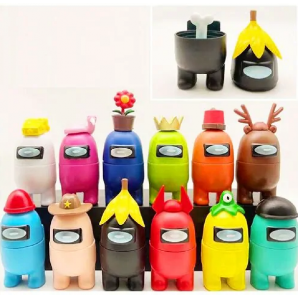 Амонг Ас Among Us Серед нас іграшки among us набір фігурок 12 шт 8-10 см