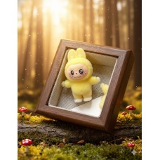 Фігурка Лабубу Labubu The Monsters монстр іграшка дитяча пухнаста жовта 4 см