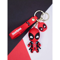 Дедпул брелок Deadpool черный Марвел супергерой 7 см