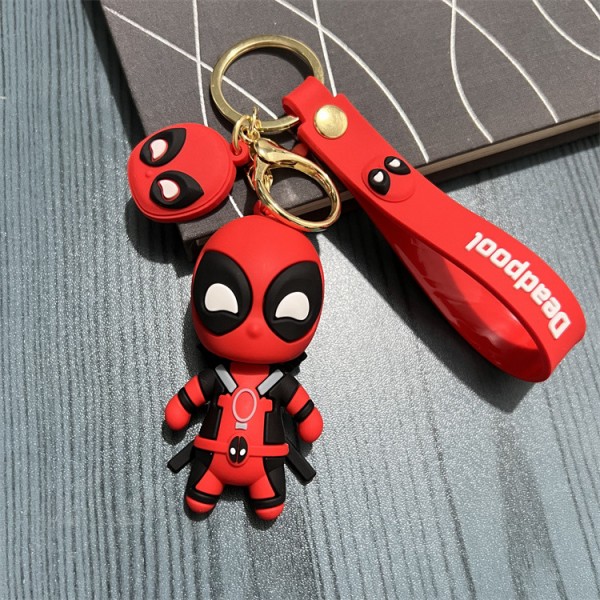 Дедпул брелок Deadpool чорний Марвел супергерой 7 см