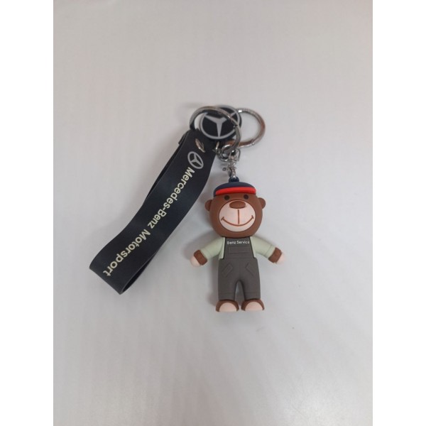 Брелок Ведмедик Mersedes Мерседес аксесуари Mercedes-Benz іграшка для ключів 6,5 см