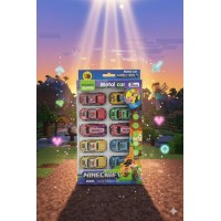 Набор машинок Майнкрафт Minecraft металлические инерционные для детей 10 шт