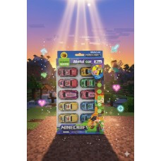 Набір машинок Майнкрафт Minecraft металеві інерційні для дітей 10 шт