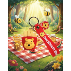 Вінні Пух брелок Winnie the Pooh дитячий брелок на рюкзак, ключі 6,3 см