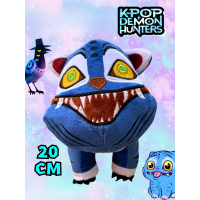 М'яка іграшка Дерпі синій тигр Кейпоп Мисливці на Демонів Derpy K-POP Demon Hunters 20 см