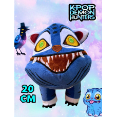 М'яка іграшка Дерпі синій тигр Кейпоп Мисливці на Демонів Derpy K-POP Demon Hunters 20 см