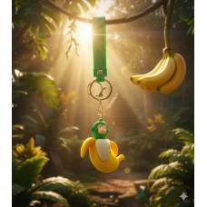 Брелок Chimpanzini Bananini Шимпанзіні Бананіні Італійські брейнрот меми фігурка іграшка для ключів, рюкзака, сумки 6 см