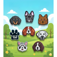 Джибитсы собаки домашние животные Dog Jibbitz 8 шт аксессуары крокс украшение