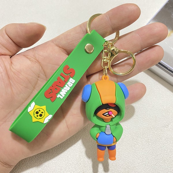 Брелок Бравл Старс Brawl Stars Leon Леон фігурка іграшка для ключів, рюкзака, сумки 7 см