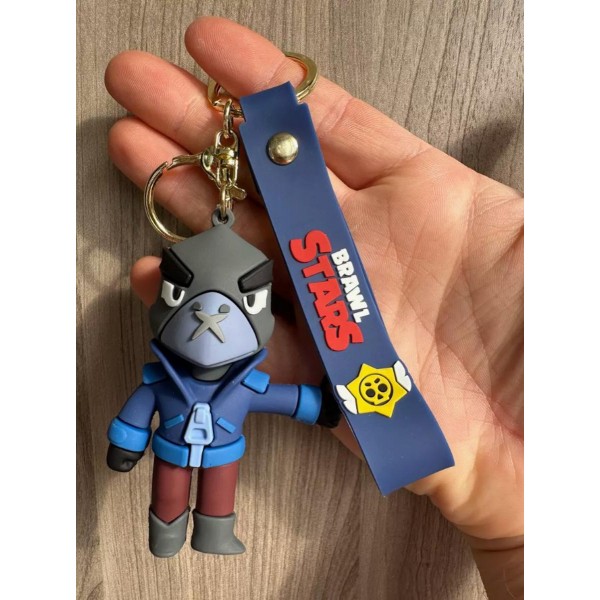 Брелок Бравл Старс Brawl Stars Crow ворон фигурка игрушка для ключей, рюкзака, сумки 8,2 см