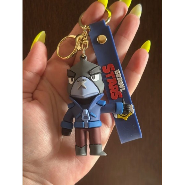 Брелок Бравл Старс Brawl Stars Crow ворон фигурка игрушка для ключей, рюкзака, сумки 8,2 см