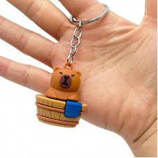 Капібара брелок для ключів capybara антистрес підвіска 2.5 см