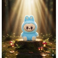 Фігурка Лабубу Labubu The Monsters монстр іграшка дитяча пухнаста синя 4 см