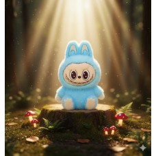 Фігурка Лабубу Labubu The Monsters монстр іграшка дитяча пухнаста синя 4 см