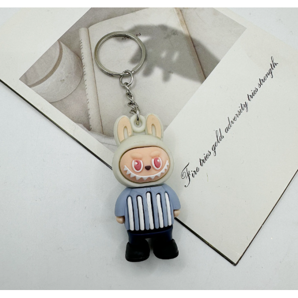 Брелок Лабубу Labubu The Monsters дитячий на рюкзак, ключі 5,5 см