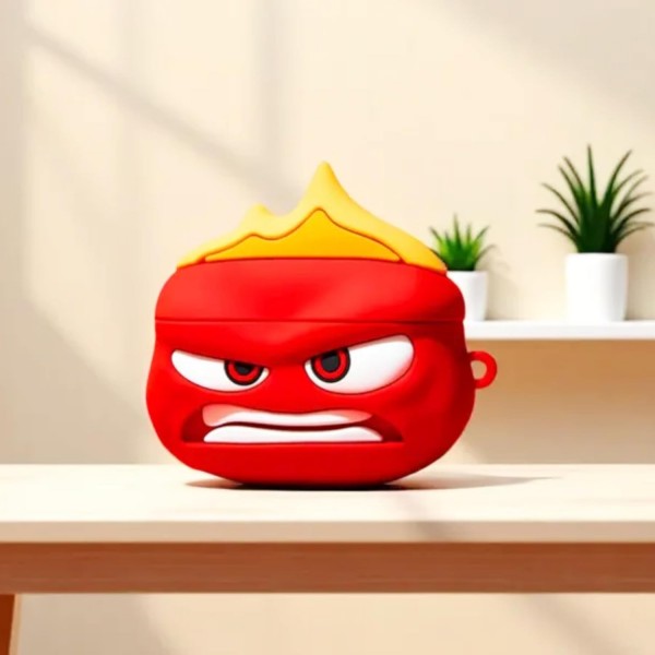 Чехол для наушников Мыслями наизнанку Inside Out Головоломка Гнев футляр для наушников защитный силикон