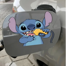 Автомобільна наклейка 3D Ліло та Стіч Lilo and Stitch 10X10см