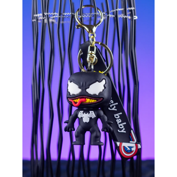 Брелок Веном Venom детский на рюкзак, ключи игрушка антистресс 6 см