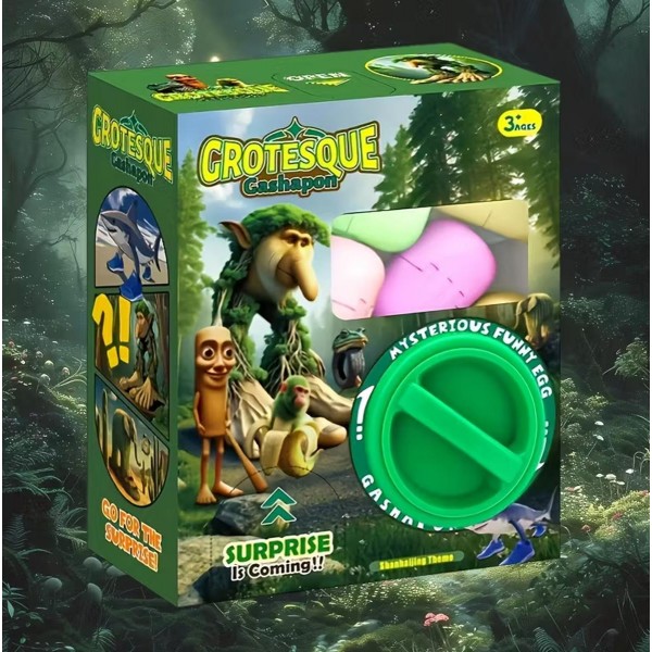 Гашапон-машина Італійський брейнрот Italian Brainrot сліпа коробка іграшка-сюрприз у капсулі gashapon 6 шт