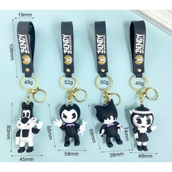 Брелок Бенди и Чернильная Машина Ангел Алиса фигурка Alice Angel Bendy And The Ink Machine детский брелок на рюкзак, ключи 7 см