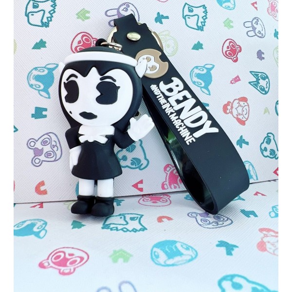 Брелок Бенди и Чернильная Машина Ангел Алиса фигурка Alice Angel Bendy And The Ink Machine детский брелок на рюкзак, ключи 7 см
