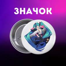 Значок Саллі Фейс Sally Face на шпильці на рюкзак 44 мм 1 шт