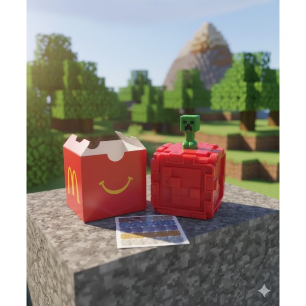Фигурка Майнкрафт Макдональдс Minecraft McDonald's игрушка Крипер Creeper