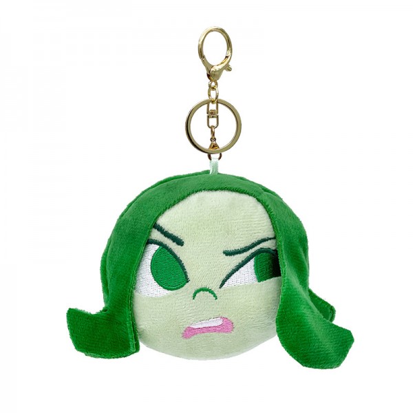 Брелок Думками навиворіт плюшевий Inside Out Огида інсайд фігурка іграшка для ключів, рюкзака, сумки 8см