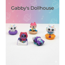 Набір фігурок Габбі Ляльковий будиночок Габбі Gabby's Dollhouse дитячі іграшки 4 см